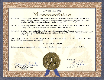 Chuck Reed Commendation 1-23-07